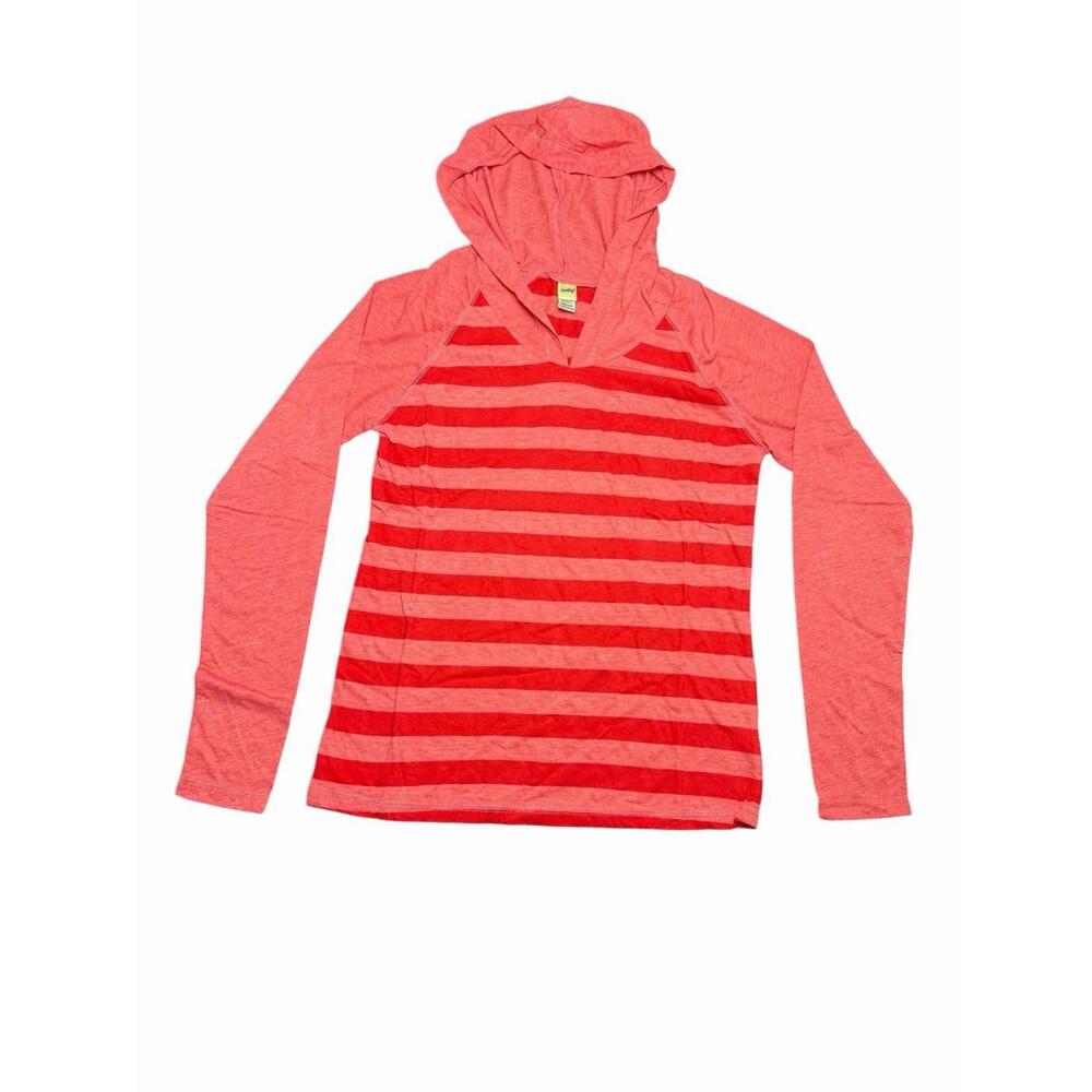 NWT Y2K Kavio! Womens M Hooded TSHIRT Stripes